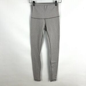 Lululemon Wunder Under Pant Women’s 4 Heathered Herringbone Full Length Leggings